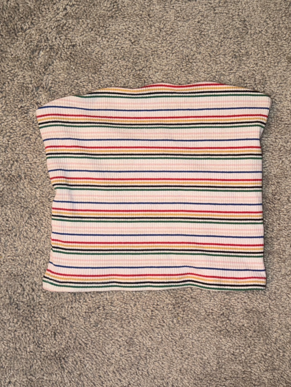 American Eagle Outfitters Multicolor Striped Tube Top